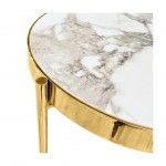 KANDINSKY SIDE TABLE ROUND GOLD