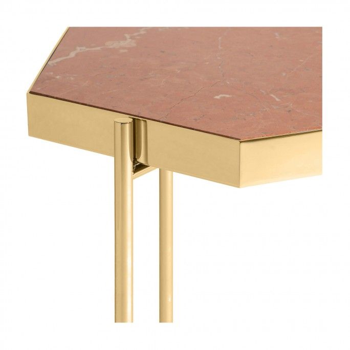KANDINSKY SIDE TABLE HEXAGONAL GOLD