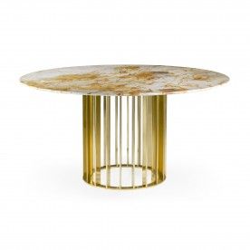 ORBITER DINING TABLE GOLD Ø1500 mm