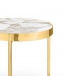 KANDINSKY SIDE TABLE ROUND GOLD