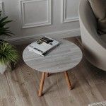DROP  - TABLE D'APPOINT WHITE WOOD